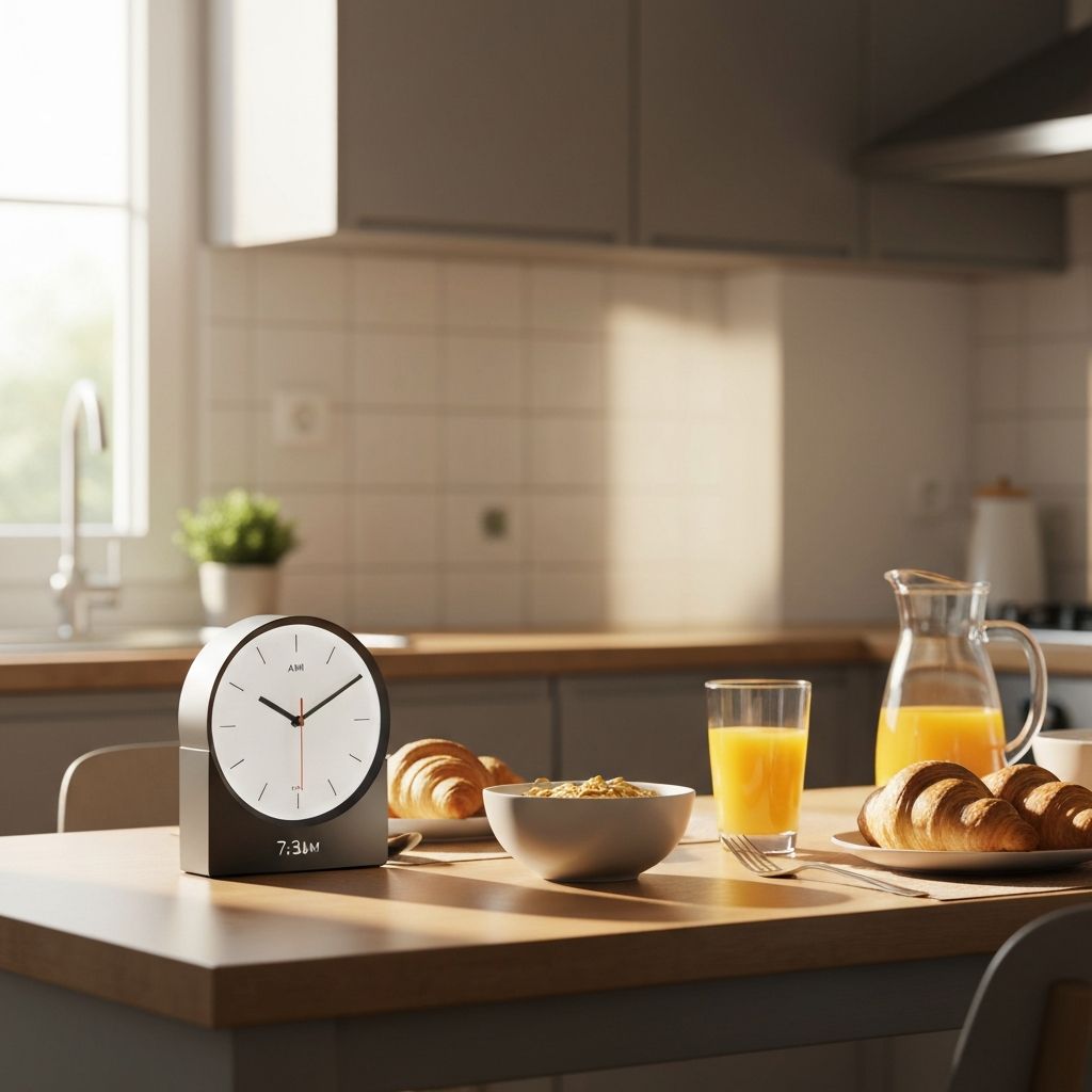 Educational perspective on breakfast timing